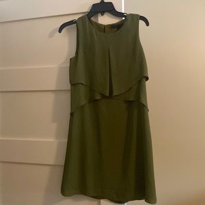 XXS BCBG Olive Green Dress